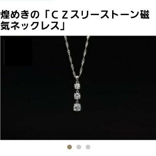 [新品]キュービックジルコニア スクリューチェーン磁気ネックレス(ネックレス)