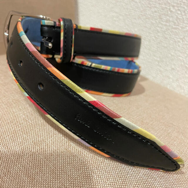 TaKa様専用⭐︎ポールスミスのマルチカラートリムベルト黒 【お1人様1