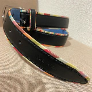 ポールスミス(Paul Smith)のTaKa様専用⭐︎ポールスミスのマルチカラートリムベルト黒(ベルト)