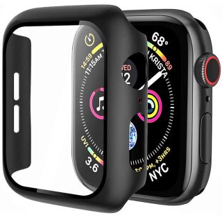 アップルウォッチ(Apple Watch)のアップルウォッチ　44mm ケース　カバー　ブラック(モバイルケース/カバー)