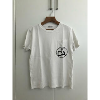 チャオパニック(Ciaopanic)のチャオパニック コラボTシャツ ポケットTシャツ M 白 CA ヘビーウェイト(Tシャツ/カットソー(半袖/袖なし))