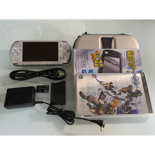 プレイステーションポータブル(PlayStation Portable)のレア　PSP-3000(PSPJ-30012)  キングダムハーツモデル(携帯用ゲーム機本体)