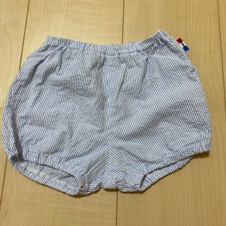 ミキハウス(mikihouse)のミキハウス　ブルーストライプ　ブルマ　パンツ　70-80センチ(パンツ)