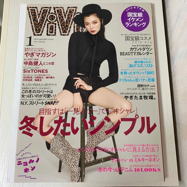 ViVi (ヴィヴィ) 2019年 01月号 エンタメ/ホビーの雑誌(ファッション)の商品写真