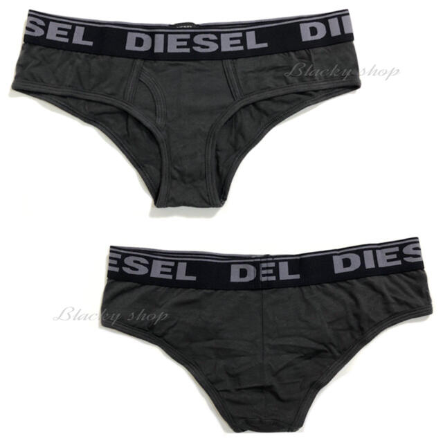 DIESEL(ディーゼル)の【未使用】DIESEL ディーゼル ショーツ M 3枚セット ピンク 水色 黒 レディースの下着/アンダーウェア(ショーツ)の商品写真