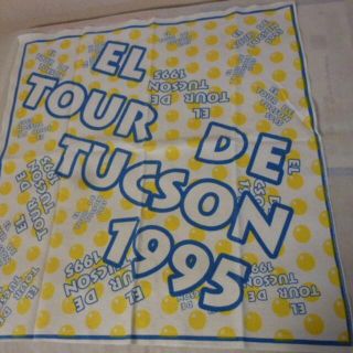 USA製 OLDビンテージバンダナ EL TOUR DE TUCSON 1995(バンダナ/スカーフ)