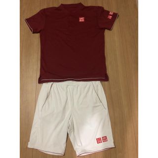 ユニクロ(UNIQLO)のユニクロ uniqlo シャツ パンツ テニス ウェア フェデラー 錦織(ウェア)