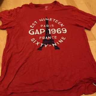 ギャップ(GAP)のTシャツ　半袖　GAP Lサイズ　裏面に穴あきあり　薄手(Tシャツ/カットソー(半袖/袖なし))