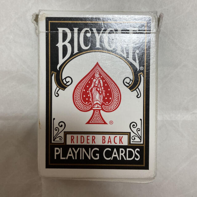 U.S.プレイングカード バイシクルトランプ ライダーバック 黒 エンタメ/ホビーのテーブルゲーム/ホビー(トランプ/UNO)の商品写真