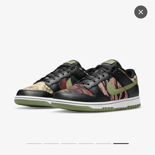 NIKE DUNK LOW SE "BLACK MULTI CAMO" 26.5