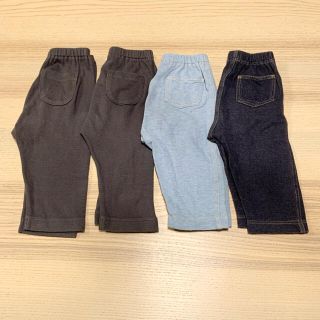 ユニクロ(UNIQLO)のユニクロ レギンス 7分　90 4枚セット(パンツ/スパッツ)