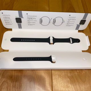 アップル(Apple)の【Apple Watch】40mmケース用ブラックスポーツバンド - レギュラー(その他)