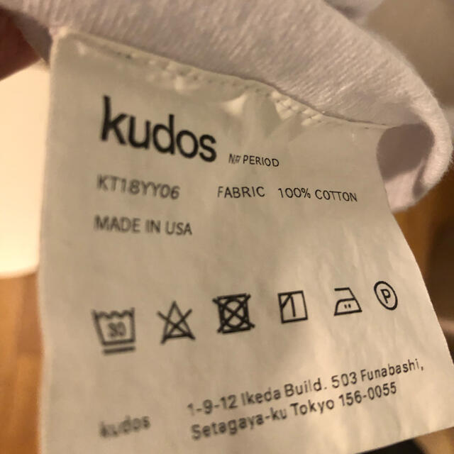 J.W.ANDERSON(ジェイダブリューアンダーソン)のkudos T-shirt メンズのトップス(Tシャツ/カットソー(半袖/袖なし))の商品写真