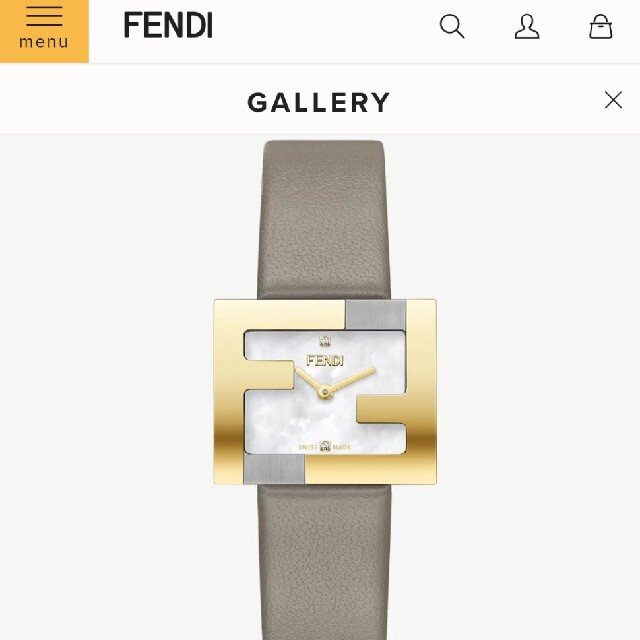 FENDI(フェンディ)のkirara様専用 保証書付き【未使用品】FENDI フェンディマニア/100 レディースのファッション小物(腕時計)の商品写真