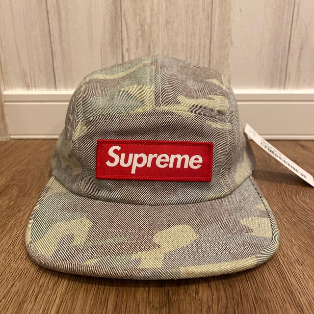 Supreme Washed Out Camo Camp Cap