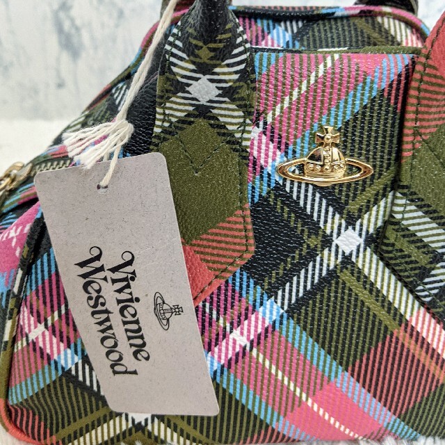 Vivienne Westwood(ヴィヴィアンウエストウッド)の【タグ付き新品】ヴィヴィアンウエストウッド ヤスミンバッグ ダービーチェック レディースのバッグ(ハンドバッグ)の商品写真