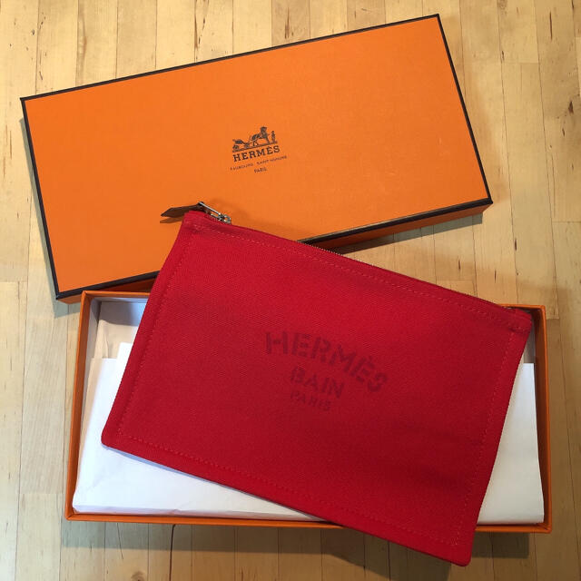 【HERMES】《ヨッティング》 PMフラットポーチ102499M-06購入先