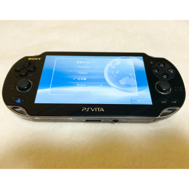 playstation vita pch-1000ZA01 クリスタル・ブラック