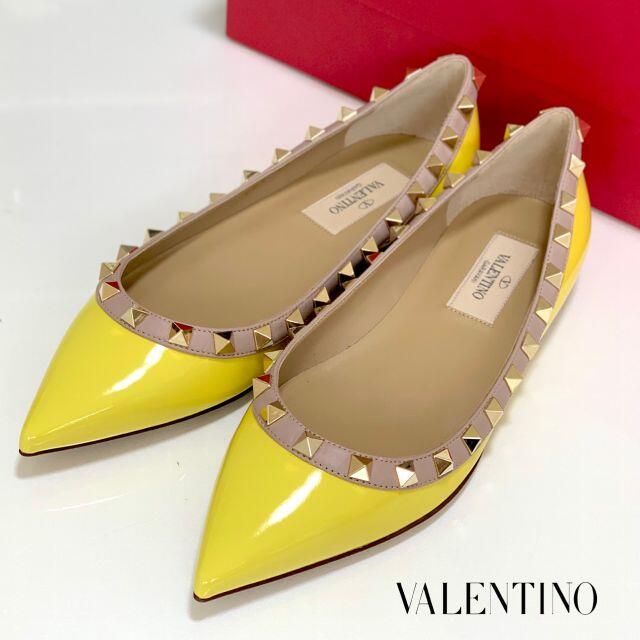 VALENTINO    未使用 ヴァレンティノ パテント ロックスタッズ