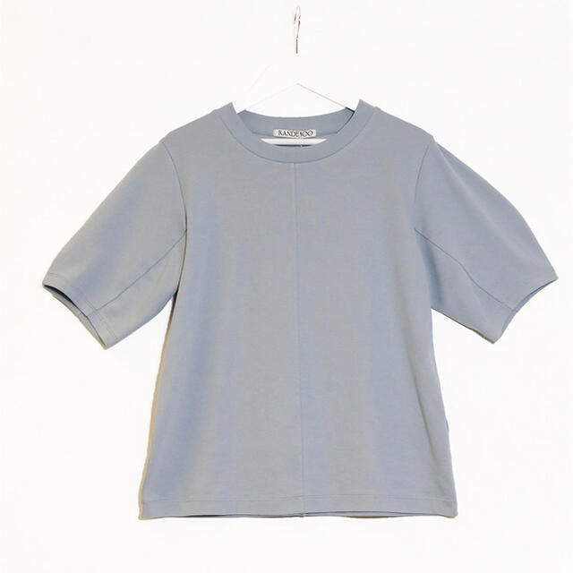 RANDEBOO Minimal puff tee (Blue) レディースのトップス(Tシャツ(半袖/袖なし))の商品写真