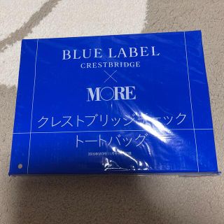 バーバリーブルーレーベル(BURBERRY BLUE LABEL)の未開封 MORE付録 クレストブリッジ チェック トートバッグ(トートバッグ)