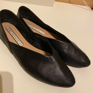 ザラ(ZARA)の【ZARA】レザーアラビアンスリッパ　フラットシューズ(バレエシューズ)