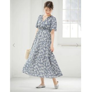 フィフス(fifth)のいわなつ様専用です  新品！fifth 花柄ロングワンピース カシュクール (ロングワンピース/マキシワンピース)