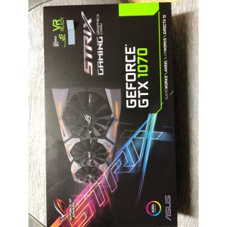 エイスース(ASUS)のASUS ROG-STRIX-GTX1070TI-A8G-GAMINGの箱(PCパーツ)