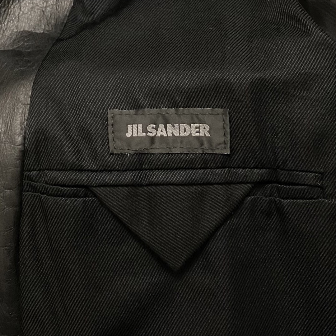 JIL SANDER - JIL SANDER ジル サンダー 本革 レザー ジャケット JIL SANDER - JIL SANDER ジル サンダー 本革 レザー ジャケット