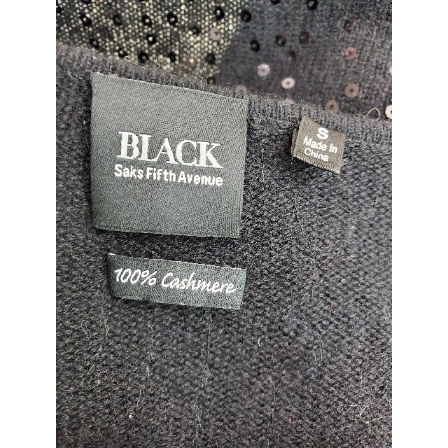 BLACK Saks Fifth Avenue カシミヤ カーディガン 3