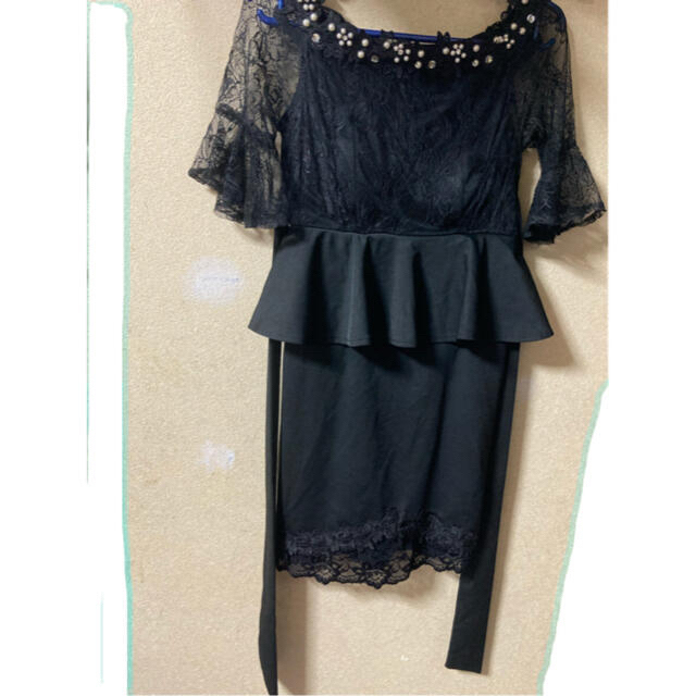 dazzy store(デイジーストア)のdazzystoreのミニドレス　ブラック　キャバドレス レディースのフォーマル/ドレス(ミニドレス)の商品写真