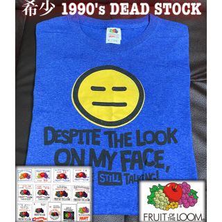 ダブルアールエル(RRL)の希少 1990's DEAD STOCK FRUIT OF THE LOOM(Tシャツ/カットソー(半袖/袖なし))