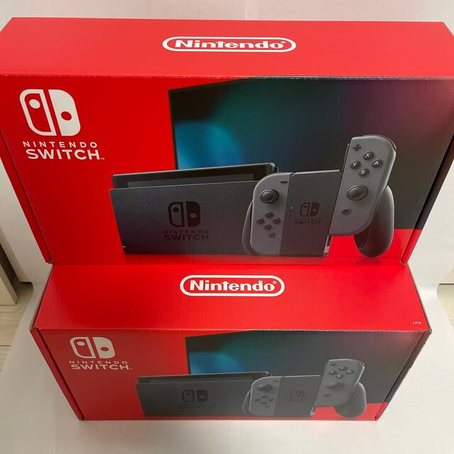 Nintendo Switch(ニンテンドースイッチ)のNintendo Switch グレー エンタメ/ホビーのゲームソフト/ゲーム機本体(家庭用ゲーム機本体)の商品写真