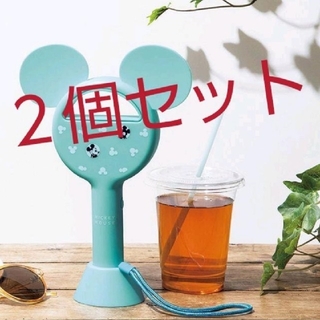 ディズニー(Disney)の☆ 新品未使用 ☆  ミッキーマウスデザイン 羽根のない扇風機 ２個セット(扇風機)