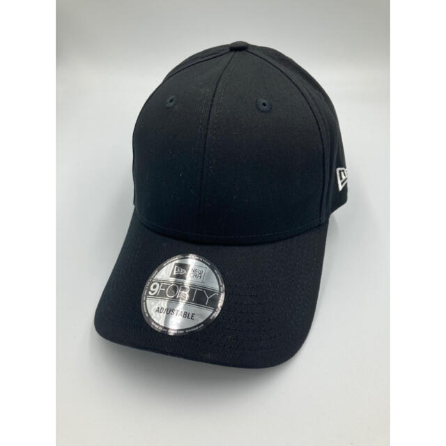 NEW ERA(ニューエラー)のニューエラ キャップ 黒 ベーシック ブラック アジャスタブル 無地 メンズの帽子(キャップ)の商品写真