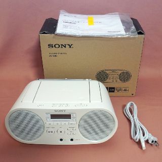 SONY - ソニー CDラジオ ZS-S40 ワイドFM対応の通販 by boubouQ's shop