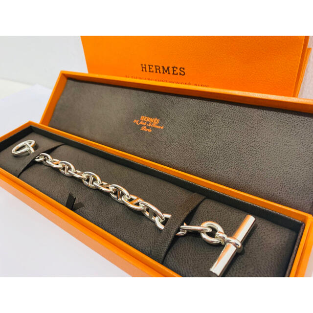 Hermes(エルメス)の【新品未使用】エルメス シェーヌダンクルGM13コマ ★確実正規品★ メンズのアクセサリー(ブレスレット)の商品写真