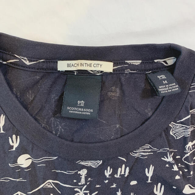 SCOTCH & SODA(スコッチアンドソーダ)の美品☆スコッチアンドソーダ☆柄Tシャツ メンズのトップス(Tシャツ/カットソー(半袖/袖なし))の商品写真