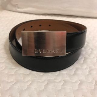 ブルガリ(BVLGARI)のブルガリ　ブラックレザーベルト　バックル(ベルト)