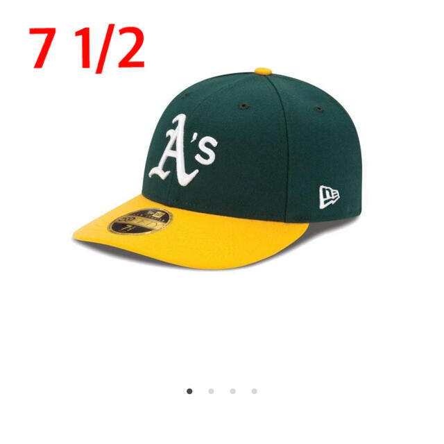 NEW ERA(ニューエラー)のLP 59FIFTY MLBオンフィールド オークランド・アスレチックス ホーム メンズの帽子(キャップ)の商品写真