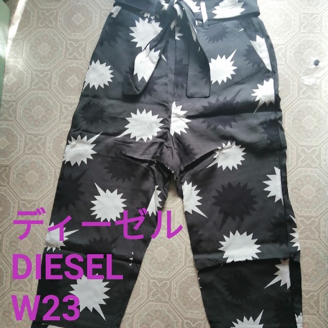 DIESEL ディーゼル  W23 パステルブラック パンツレディース