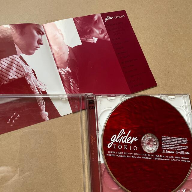 UNIVERSAL ENTERTAINMENT(ユニバーサルエンターテインメント)のTOKIO glider[ 初回限定盤A ] 2CD エンタメ/ホビーのCD(ポップス/ロック(邦楽))の商品写真