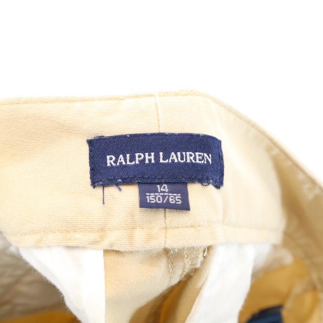 Ralph Lauren(ラルフローレン)のラルフローレン チノタックスカート 150cm ベージュRALPH LAUREN キッズ/ベビー/マタニティのキッズ服女の子用(90cm~)(スカート)の商品写真