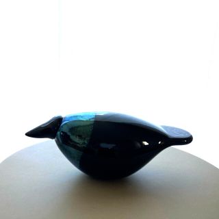 イッタラ(iittala)のCrow 1982〜98年 Oiva Toikka バード 箱なし(置物)