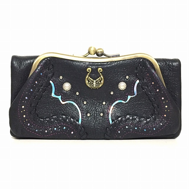 ANNA SUI(アナスイ) 長財布 - 黒 レザー - 財布 - pufale.edu.np