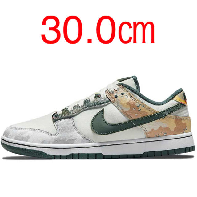 NIKE DUNK LOW SE SAIL MULTI CAMO 30.0㎝