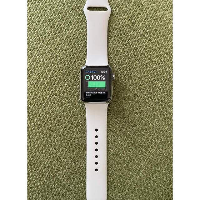 Apple Watch(アップルウォッチ)のApple Watchseries 3シルバーステンレス セルラー38mm メンズの時計(腕時計(デジタル))の商品写真