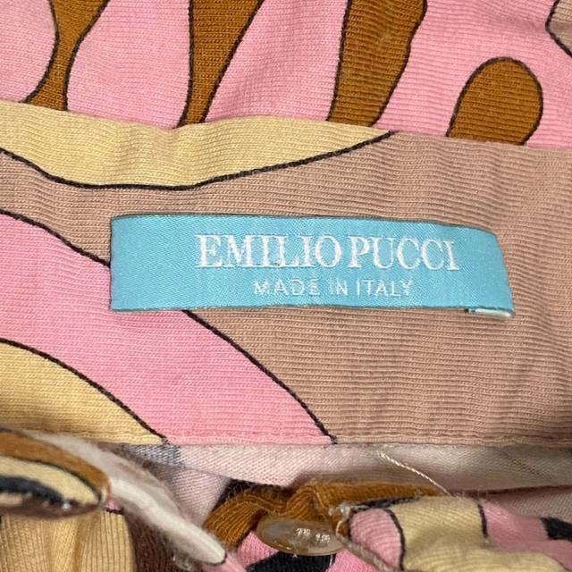 EMILIO PUCCI(エミリオプッチ)のエミリオプッチ 七分袖ポロシャツ USA4 S レディースのトップス(ポロシャツ)の商品写真