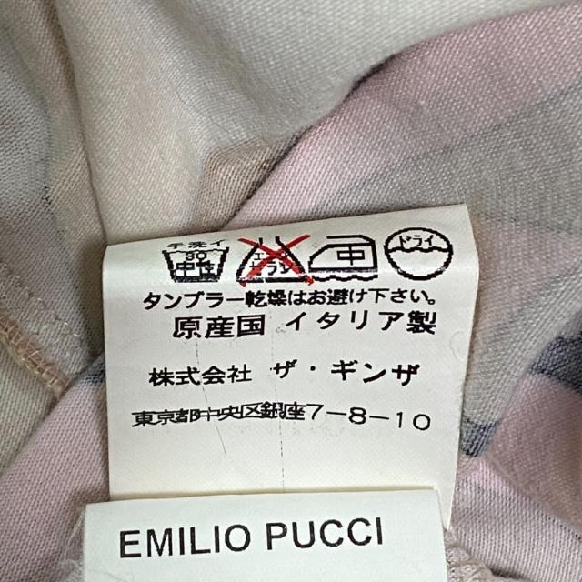 EMILIO PUCCI(エミリオプッチ)のエミリオプッチ 七分袖ポロシャツ USA4 S レディースのトップス(ポロシャツ)の商品写真