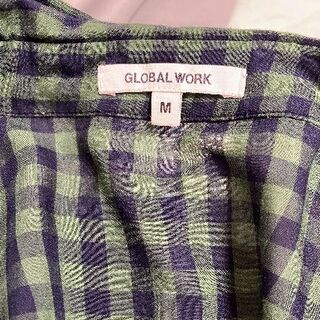 グローバルワーク(GLOBAL WORK)のGLOBAL WORK！シャツワンピ！400円→300円(チュニック)